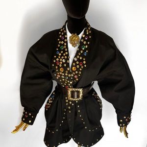 Custom Handmade Jewel Blazer